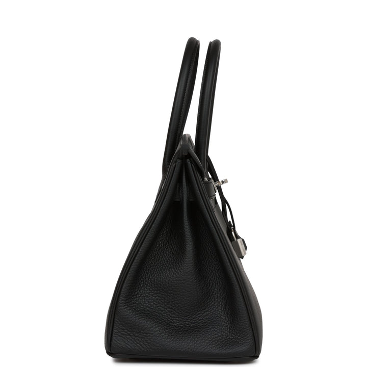 Hermes Birkin 30 Black Togo Palladium Hardware