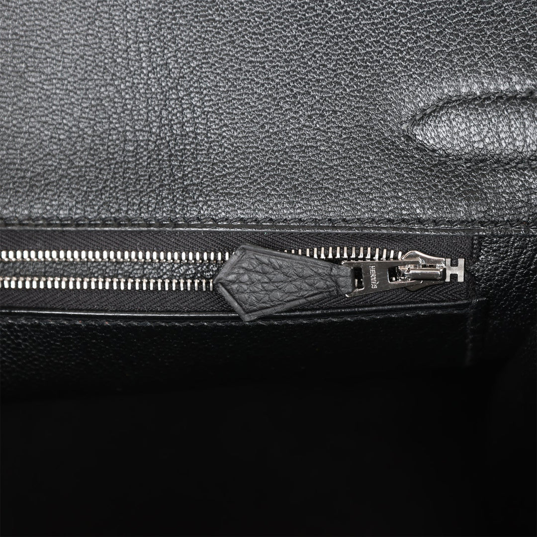 Hermes Birkin 30 Black Togo Palladium Hardware