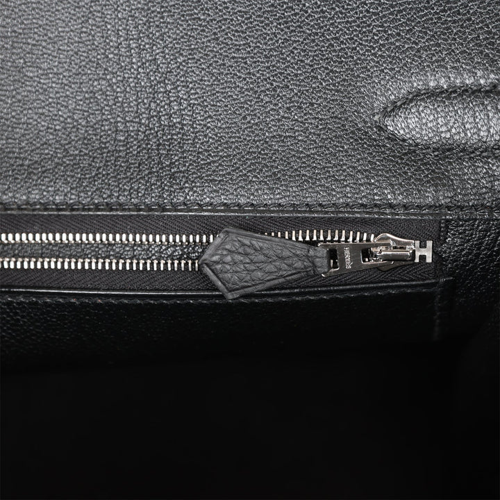 Hermes Birkin 30 Black Togo Palladium Hardware