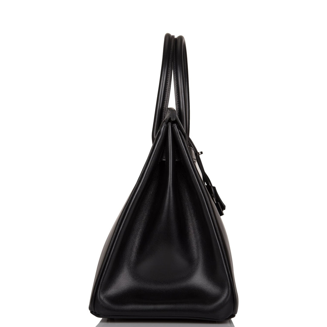 Hermes Birkin 35cm  SO Black Box Black Hardware