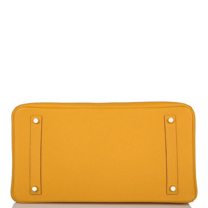 Top quality Hermes Birkin 35 Jaune Ambre Togo Gold Hardware