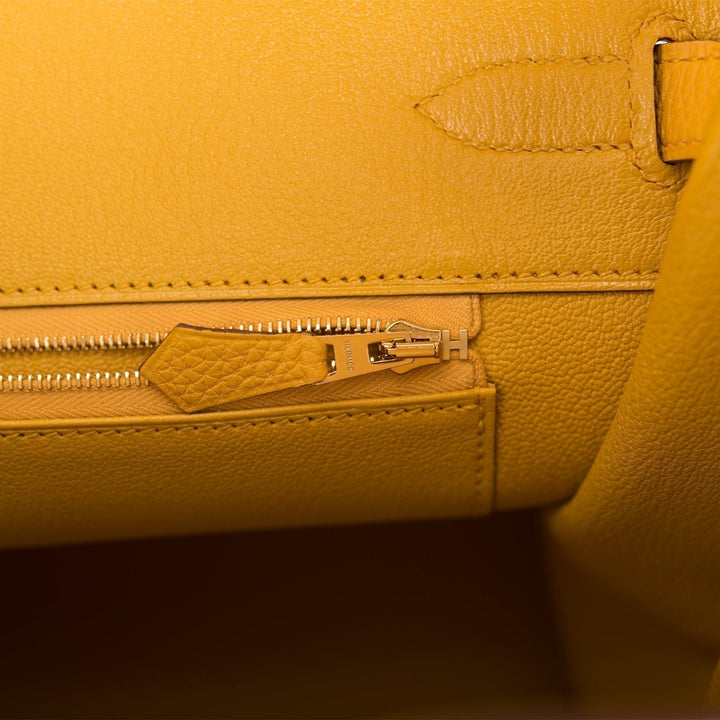 Top quality Hermes Birkin 35 Jaune Ambre Togo Gold Hardware