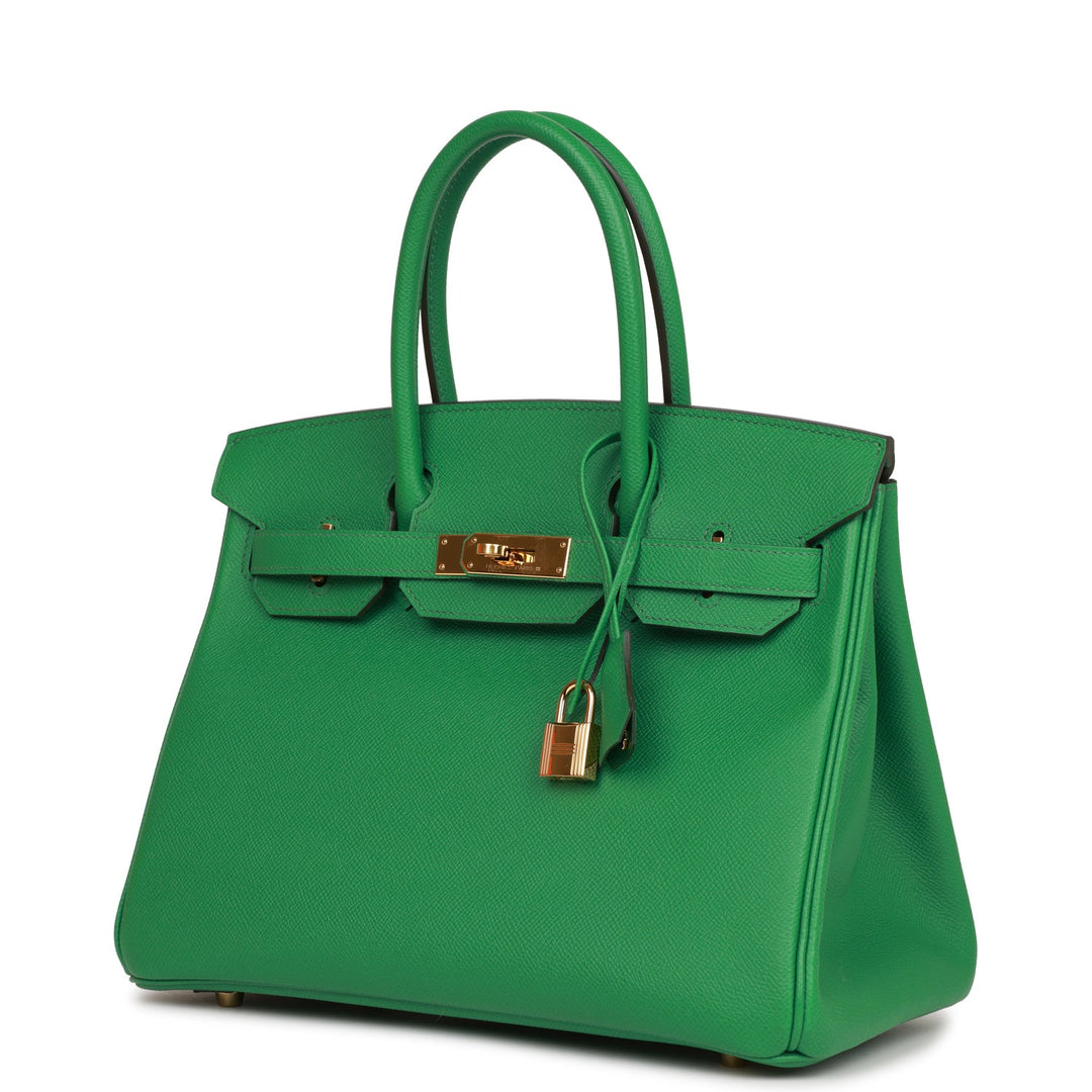 Top quality Hermes Birkin 30 Cactus Epsom Gold Hardware