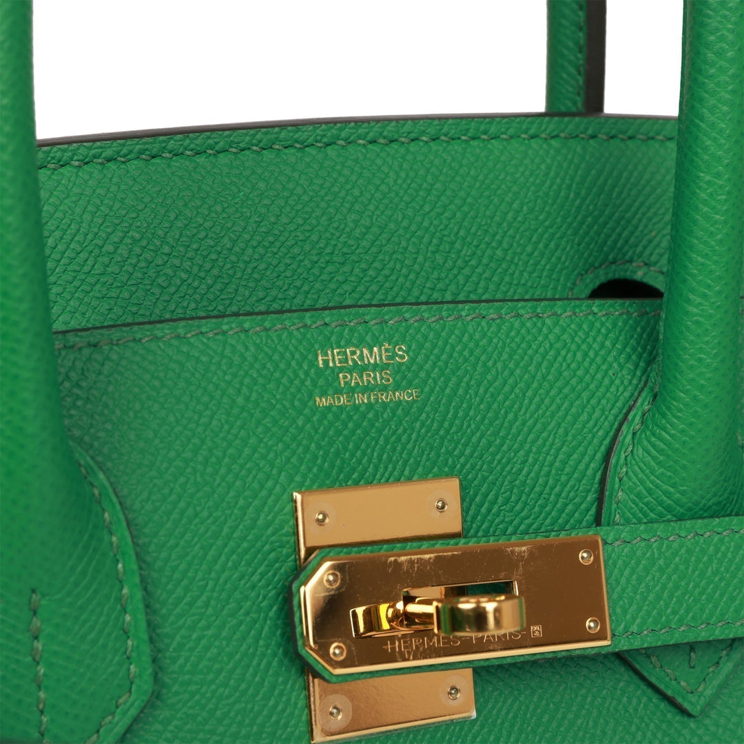 Top quality Hermes Birkin 30 Cactus Epsom Gold Hardware