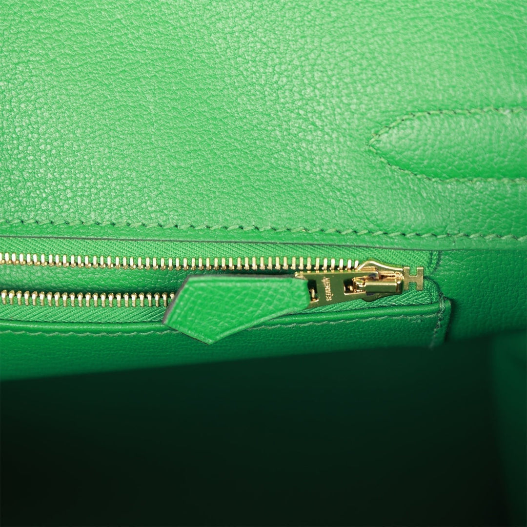 Top quality Hermes Birkin 30 Cactus Epsom Gold Hardware