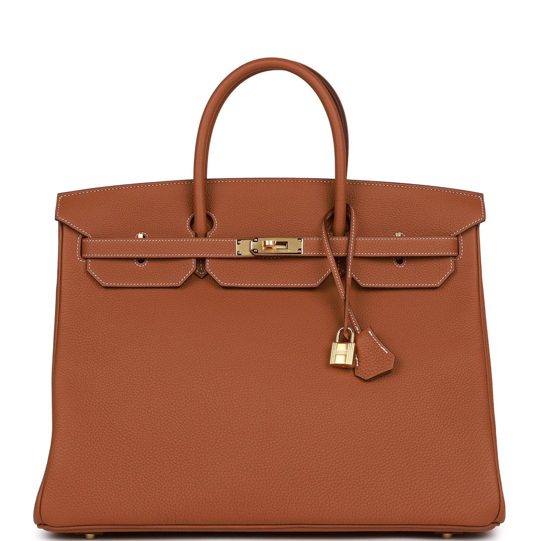 top quality Hermes Birkin 40 Gold Togo Gold Hardware