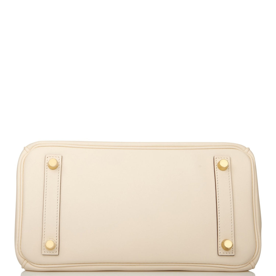 Hermes Birkin 25 Nata Swift Gold Hardware