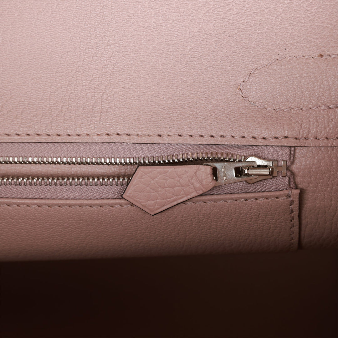 Hermes Birkin 30 Glycine Clemence Palladium Hardware