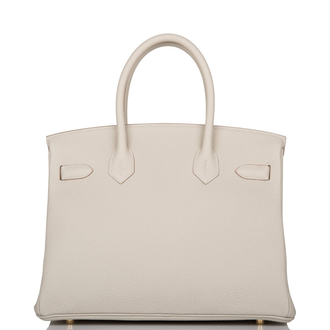 Hermes Birkin 30 Gris Perle Togo Gold Hardware