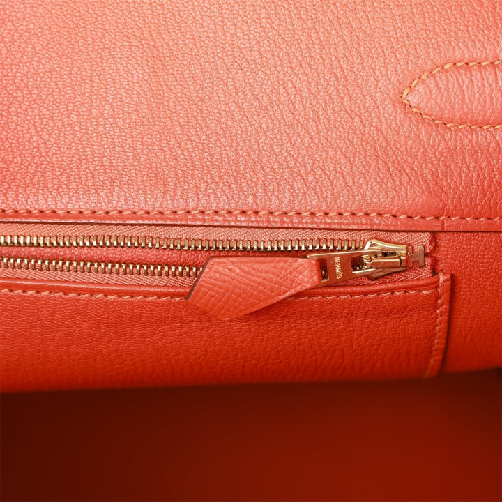 Top Quality Hermes Birkin 35 Mangue Epsom Gold Hardware