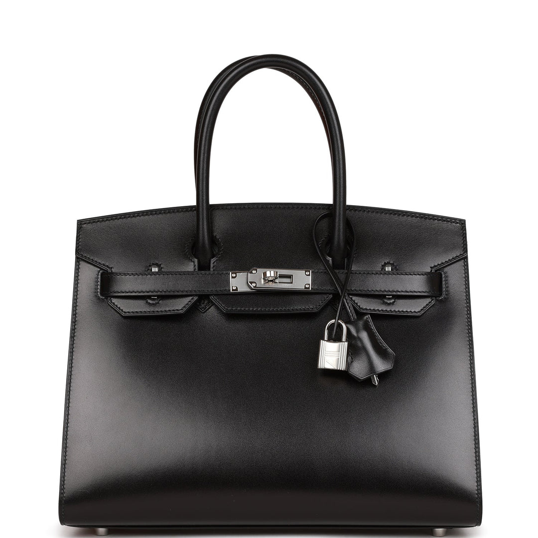 top quality Hermes Birkin Sellier 30 Black Box Palladium Hardware