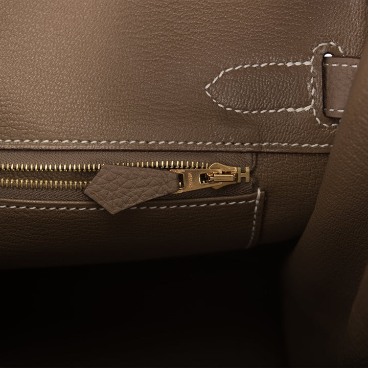 Hermes Birkin 30 Etoupe Togo Gold Hardware