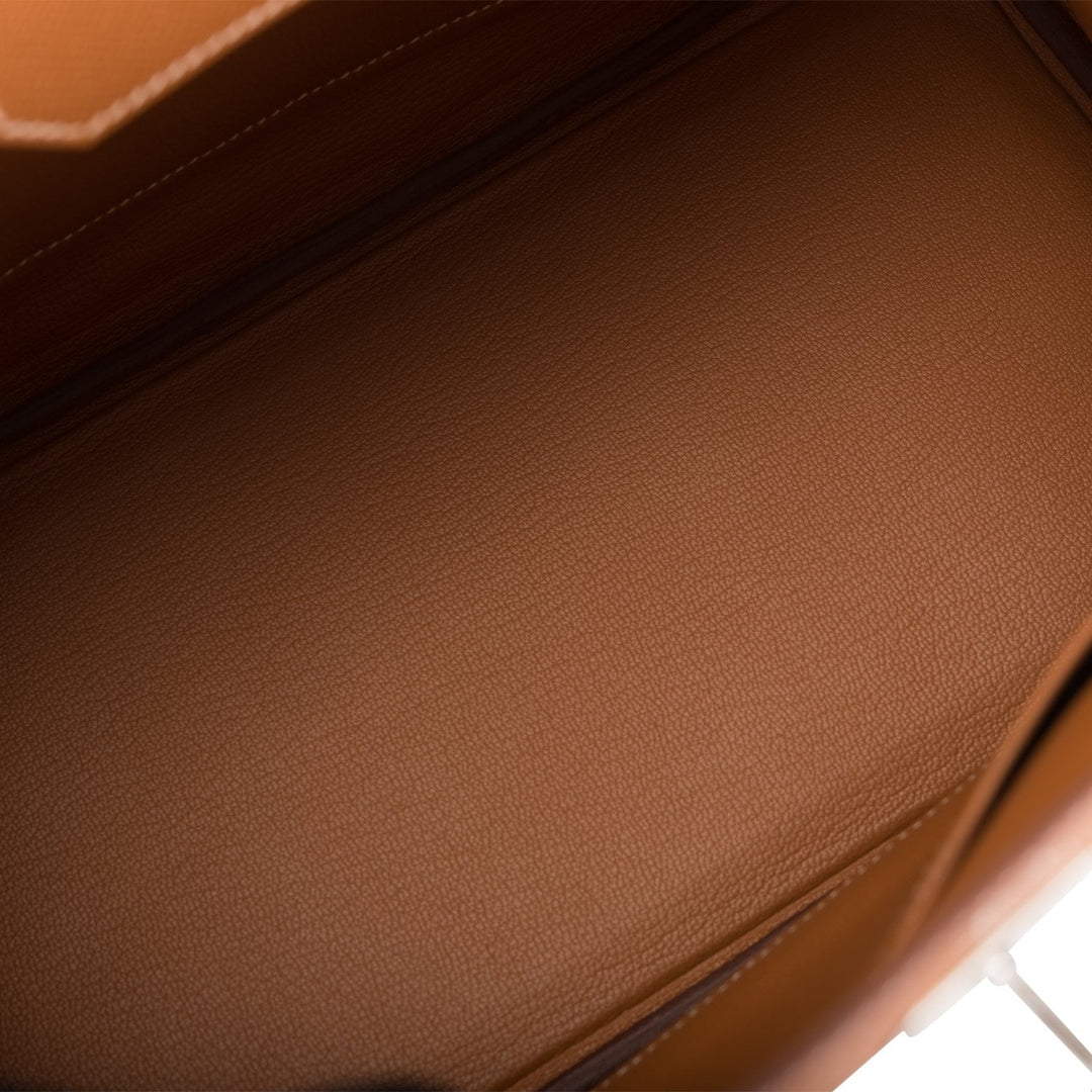 Top quality Hermes Birkin 30 Gold Epsom Palladium Hardware