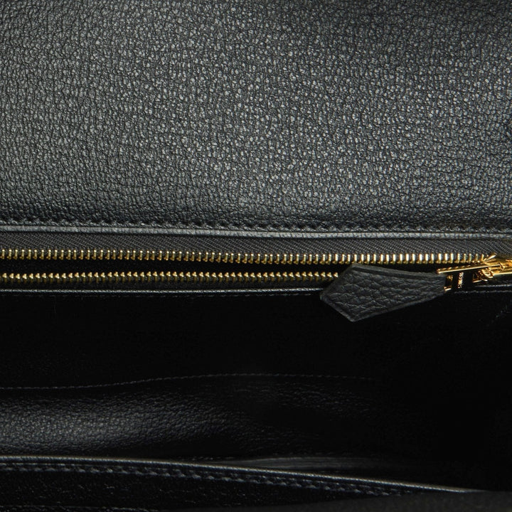 Hermes Birkin 35 Black Togo Gold Hardware