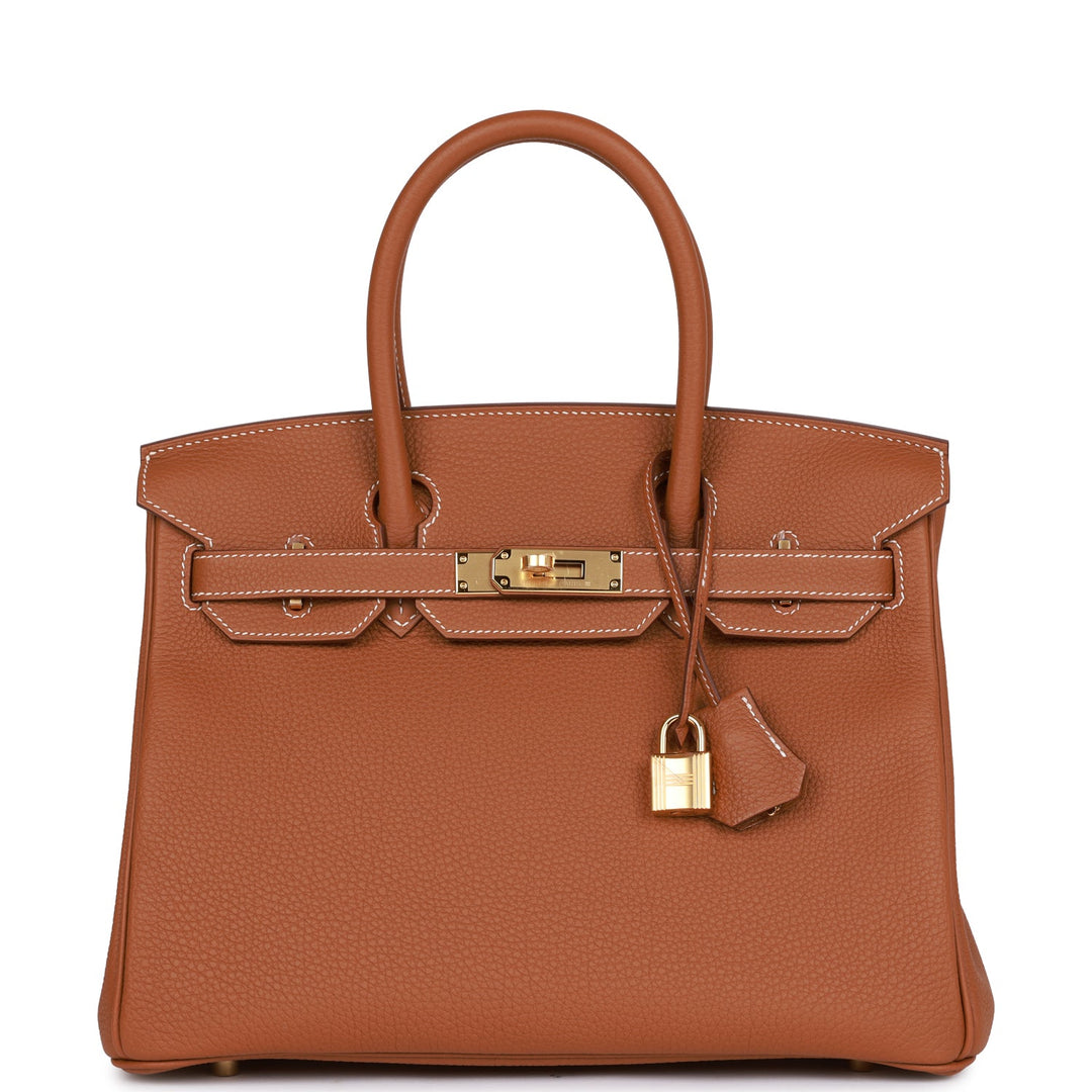 top quality Hermes Birkin 30 Gold Togo Gold Hardware