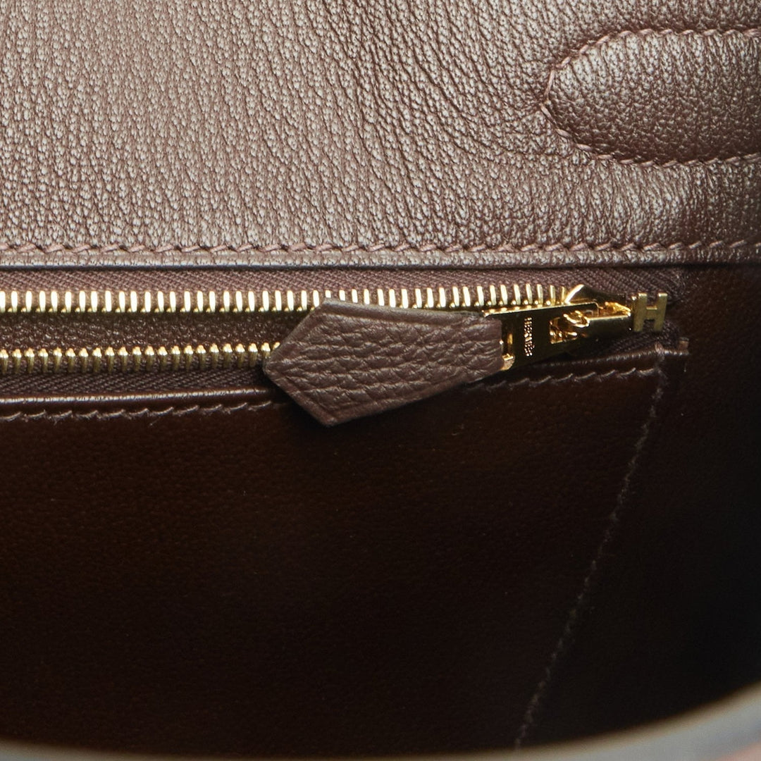 Hermes Birkin 30 Ebene Togo Gold Hardware
