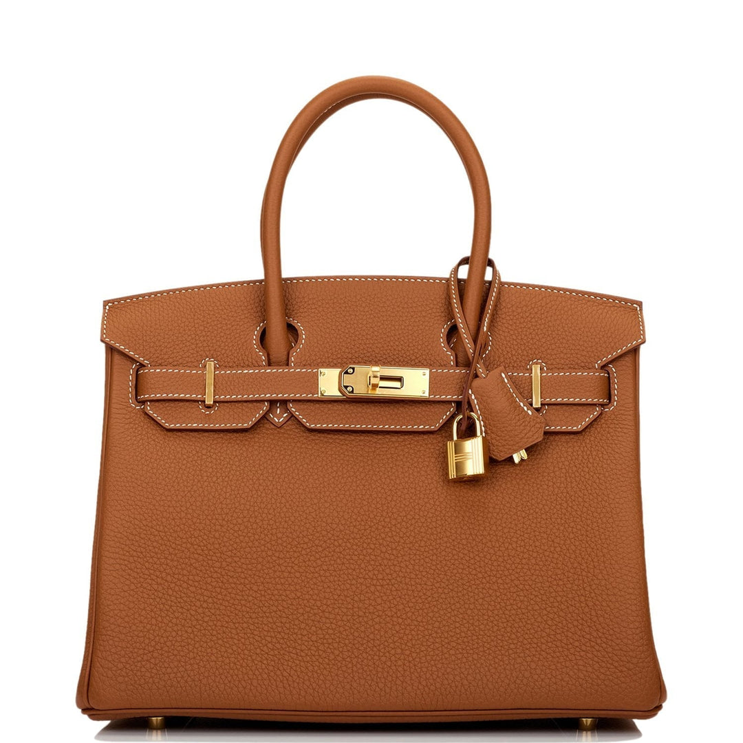 Top quality Hermes Birkin 30 Gold Togo Gold Hardware