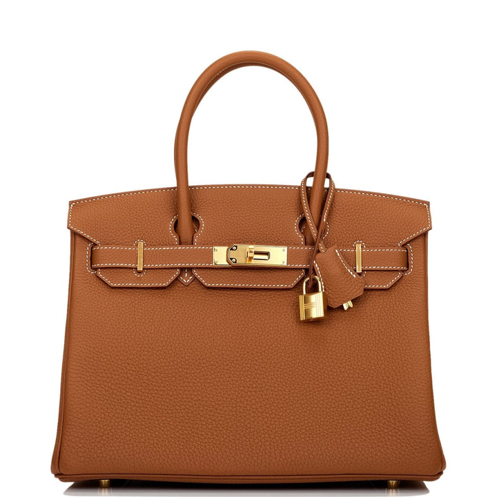 Top quality Hermes Birkin 30 Gold Togo Gold Hardware
