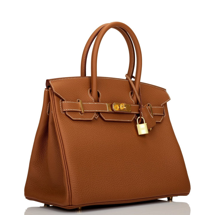 Top quality Hermes Birkin 30 Gold Togo Gold Hardware