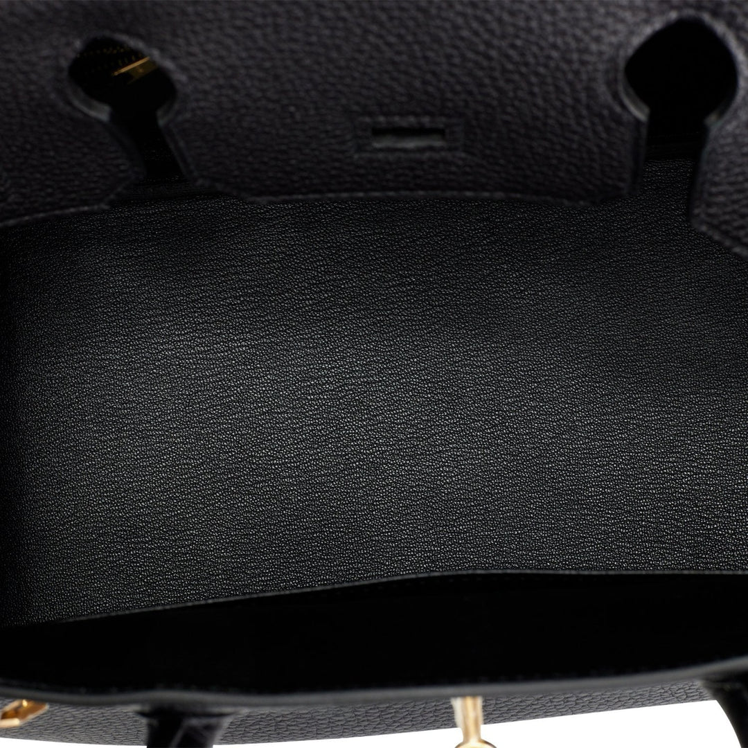 Hermes Birkin 30 Black Togo Gold Hardware