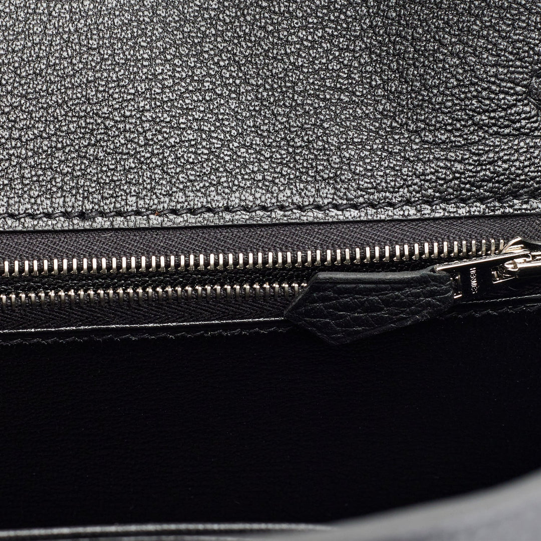 Hermes Birkin 25 Black Togo Palladium Hardware