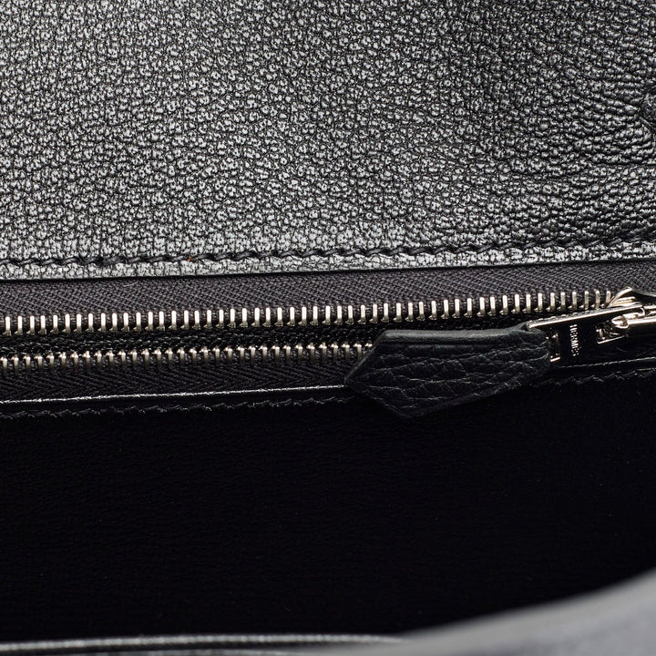 Hermes Birkin 25 Black Togo Palladium Hardware