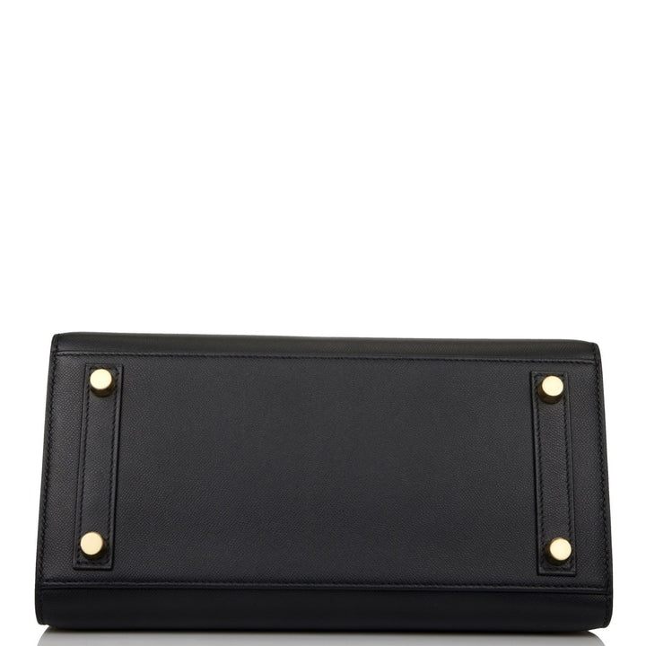 Hermes Birkin 25 Sellier Black Madame Gold Hardware