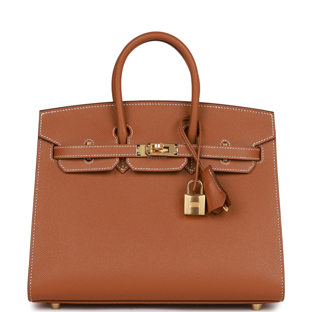 top quality Hermes Birkin Sellier 25 Gold Epsom Gold Hardware