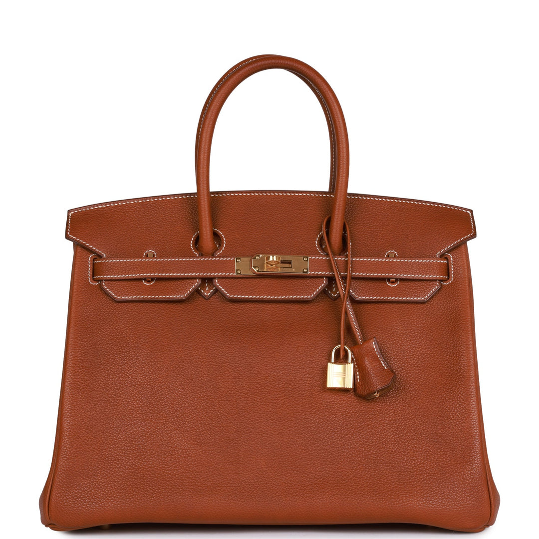 top quality Hermes Birkin 35 Barenia Faubourg Gold Hardware