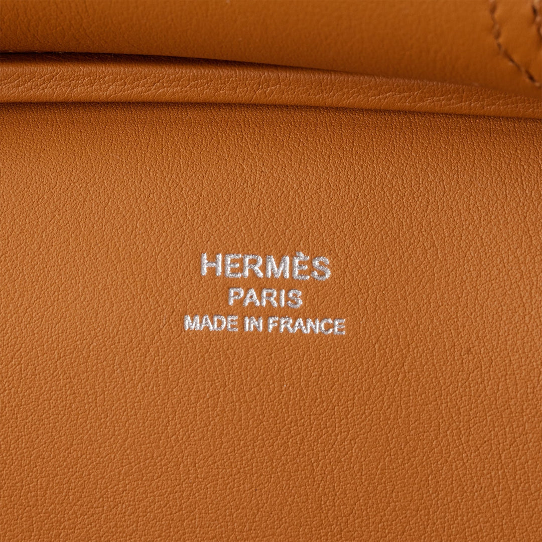Hermes Birkin 25 Cargo Desert/Sesame Swift and Toile Canvas Palladium Hardware