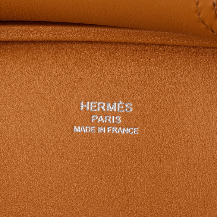 Hermes Birkin 25 Cargo Desert/Sesame Swift and Toile Canvas Palladium Hardware