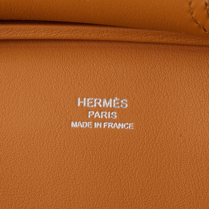 Hermes Birkin 25 Cargo Desert/Sesame Swift and Toile Canvas Palladium Hardware