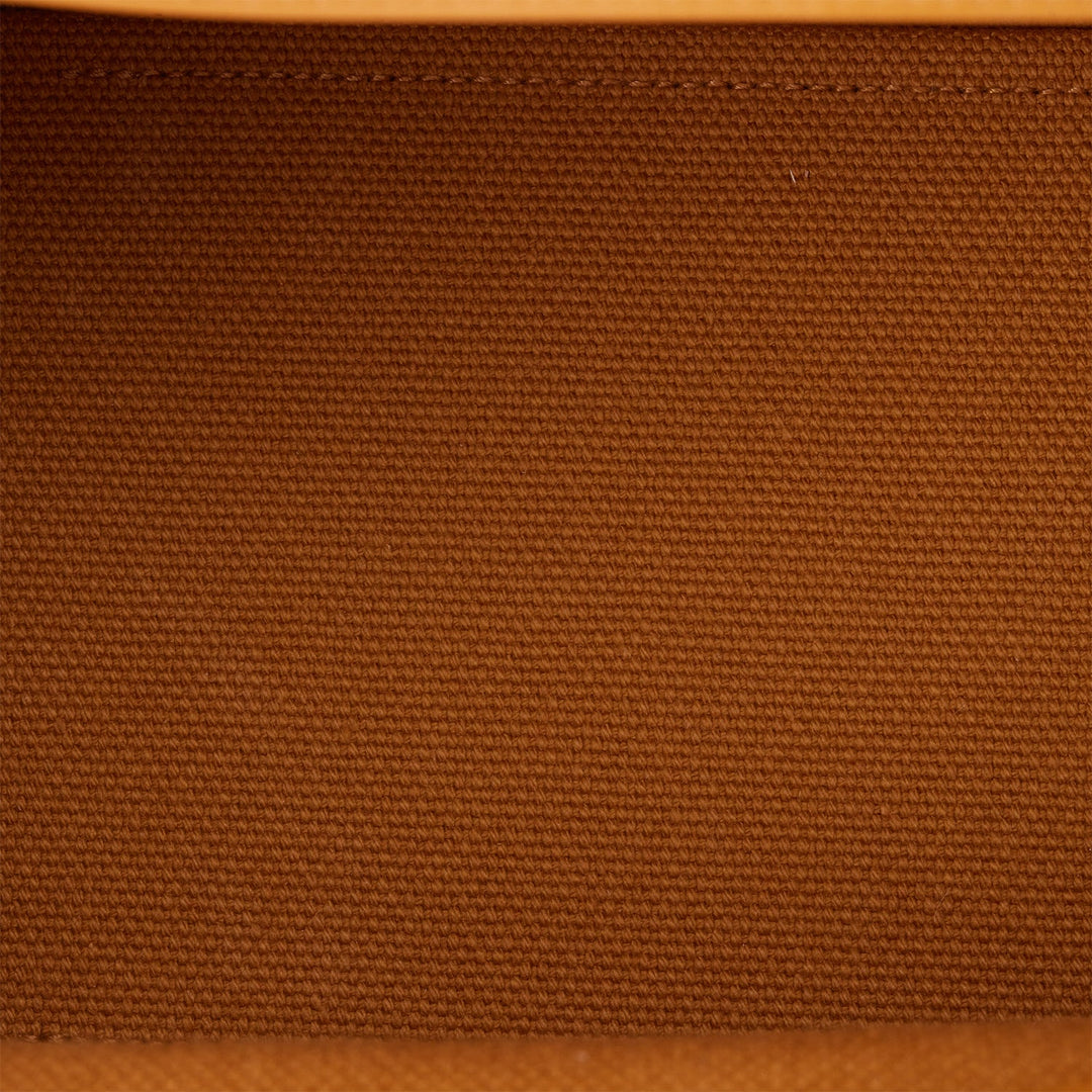 Top quality Hermes Birkin Cargo 25 Desert/Sesame Swift and Toile Canvas Palladium Hardware