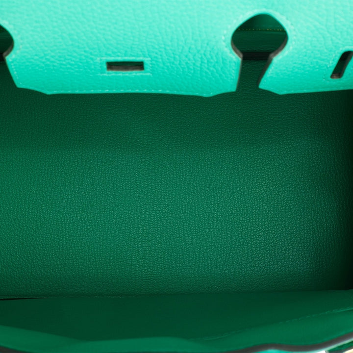 Top quality Hermes Birkin 30 Menthe Clemence Gold Hardware
