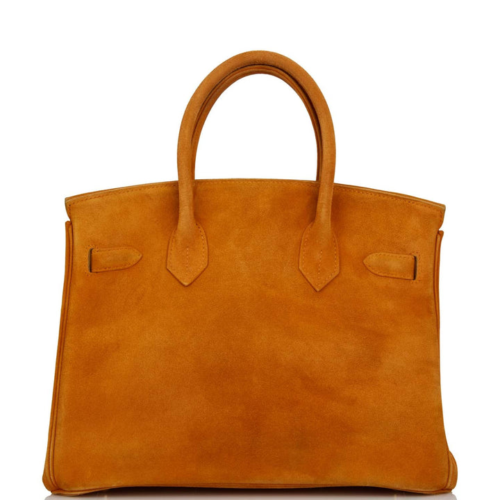 Vintage Top quality Hermes Birkin 30 Orange H Doblis Gold Hardware