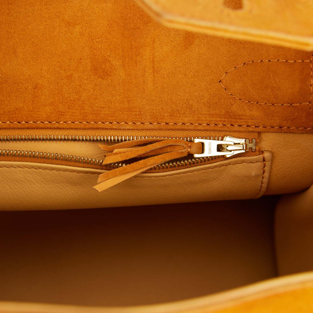 Vintage Top quality Hermes Birkin 30 Orange H Doblis Gold Hardware