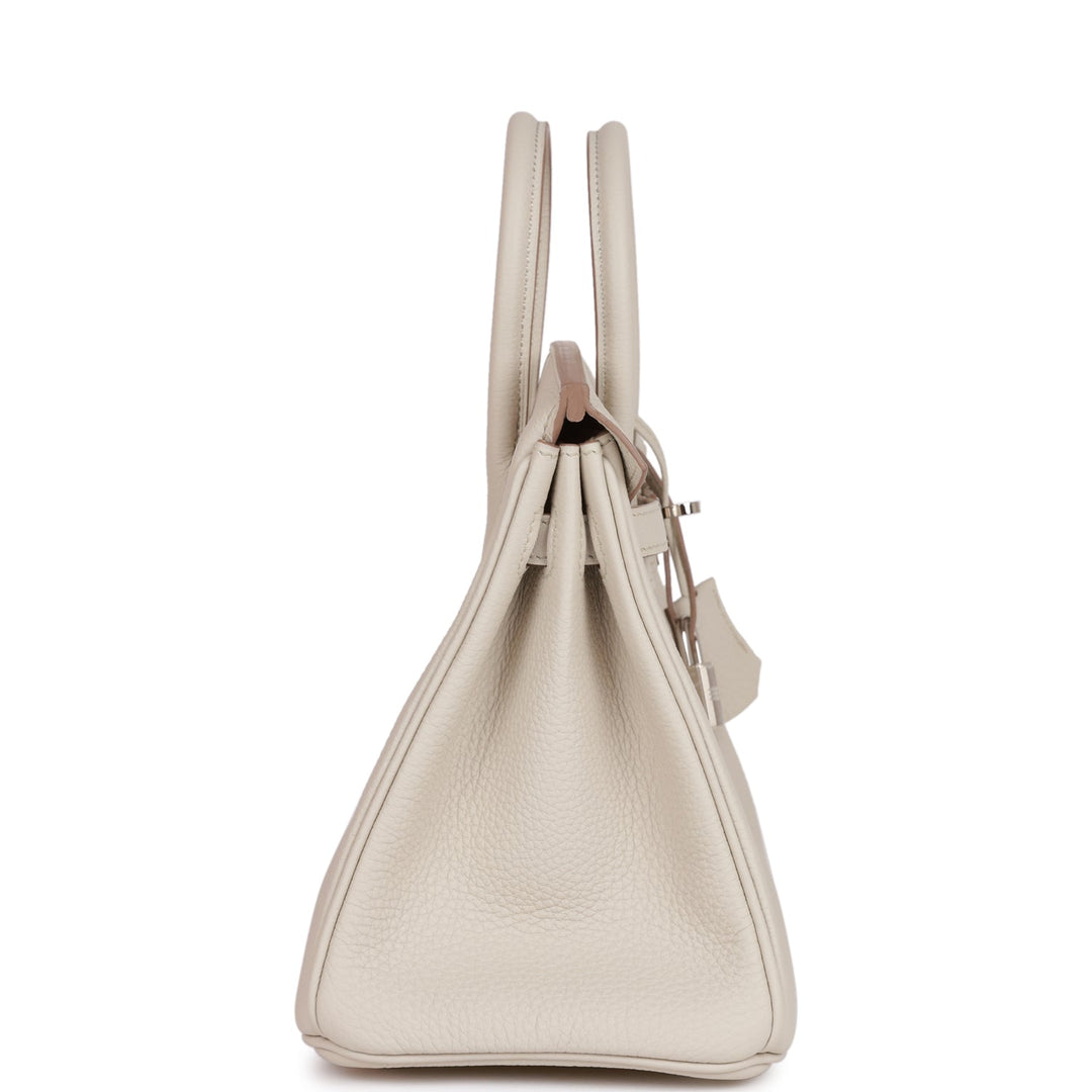 Hermes Birkin 25 Beton Togo Palladium Hardware