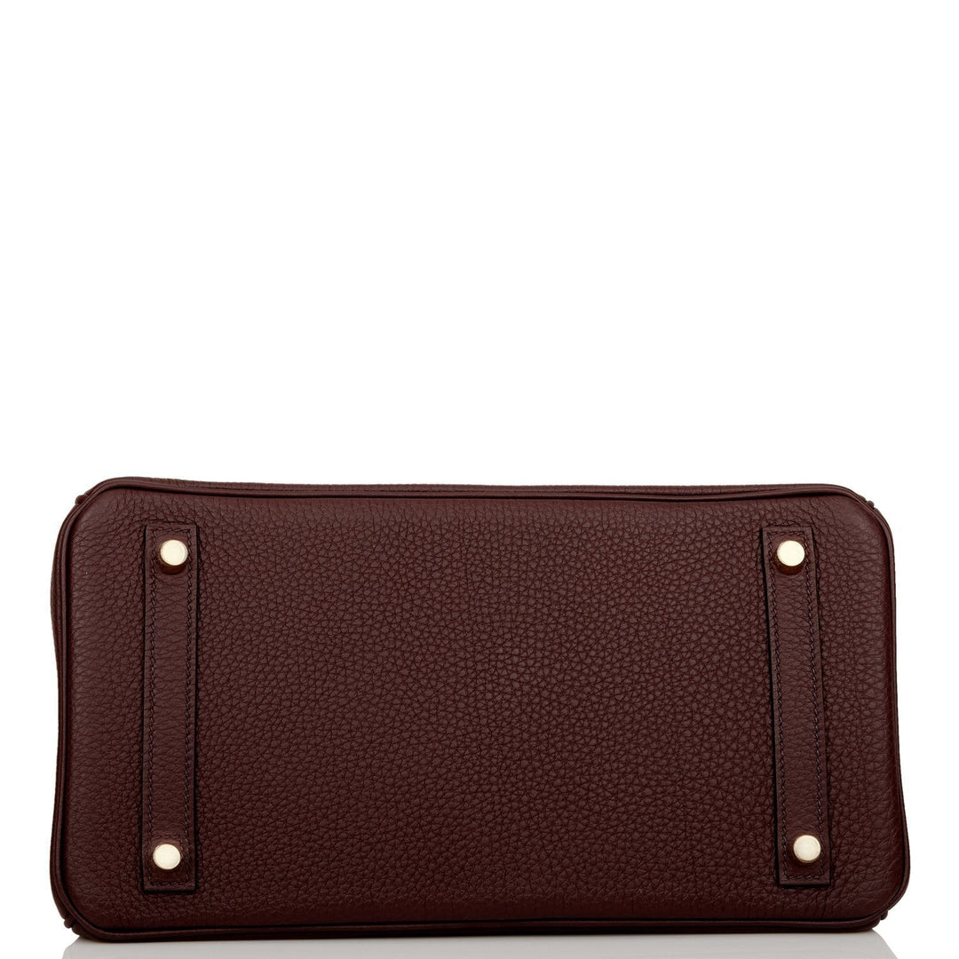 Top quality Hermes Birkin 30 Rouge Sellier Togo Gold Hardware