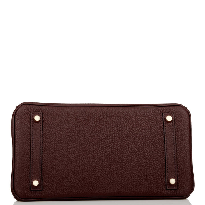 Top quality Hermes Birkin 30 Rouge Sellier Togo Gold Hardware