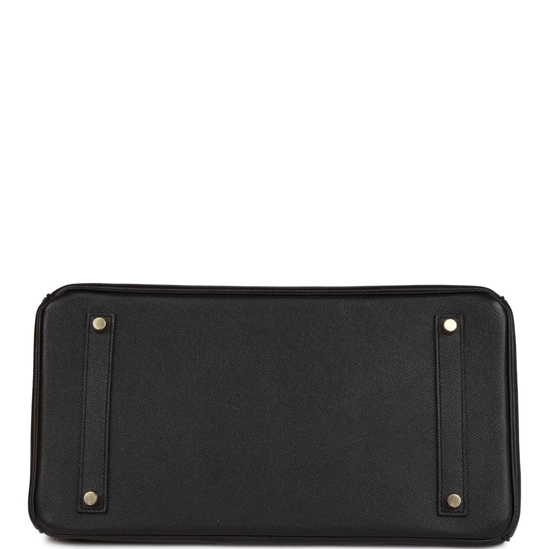 Hermes Birkin 35 Black Epsom Gold Hardware