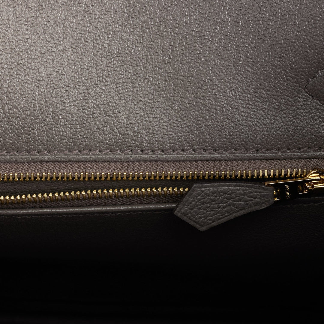 Hermes Birkin 30 Etain Togo Rose Gold Hardware