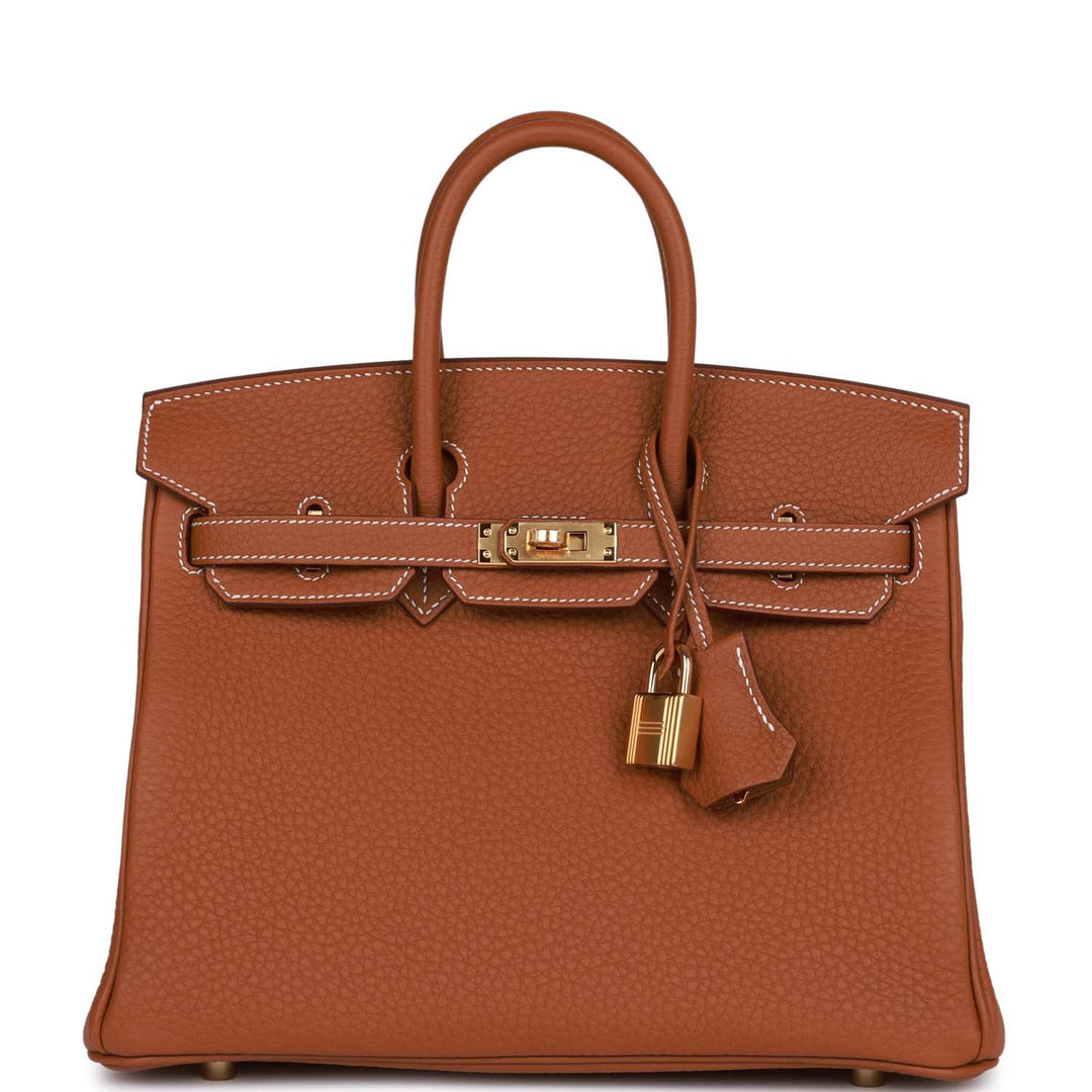 top quality Hermes Birkin 25 Gold Togo Gold Hardware