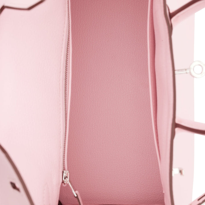 Hermes Birkin 25 Rose Sakura Jonathan Palladium Hardware