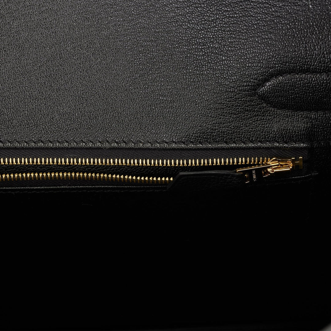 Hermes Birkin 30 Black Togo Rose Gold Hardware