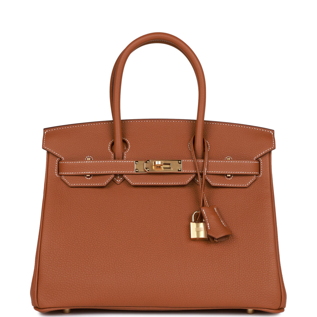 top quality Hermes Birkin 30 Gold Togo Gold Hardware
