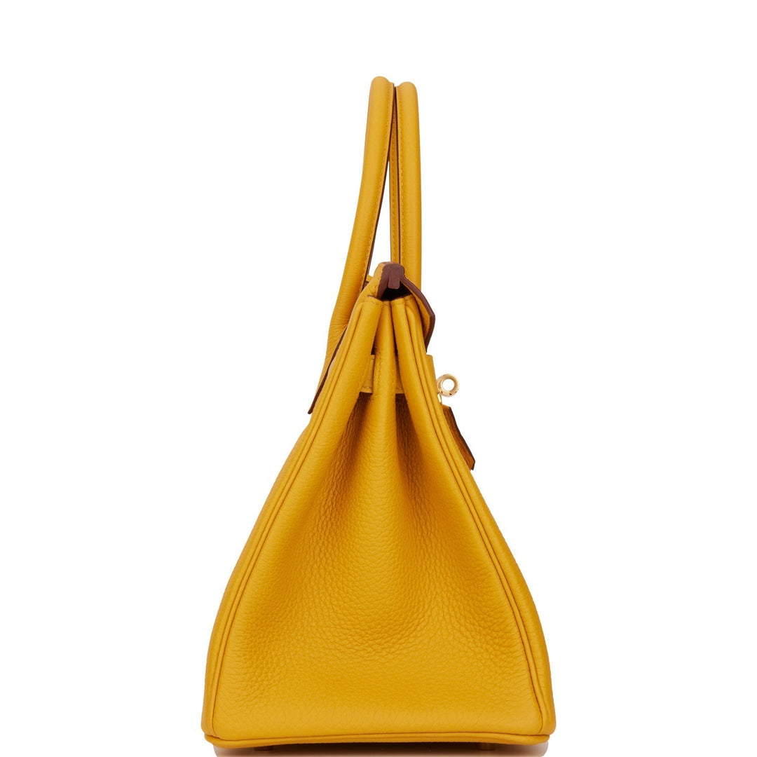 Top quality Hermes Birkin 30 Jaune Ambre Togo Gold Hardware