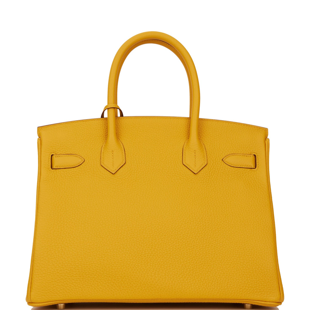 Top quality Hermes Birkin 30 Jaune Ambre Togo Gold Hardware
