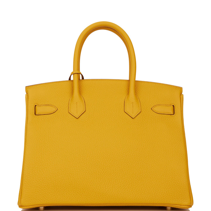 Top quality Hermes Birkin 30 Jaune Ambre Togo Gold Hardware