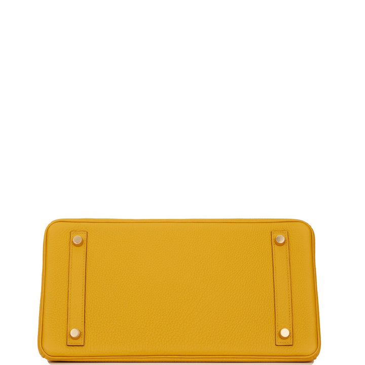 Top quality Hermes Birkin 30 Jaune Ambre Togo Gold Hardware