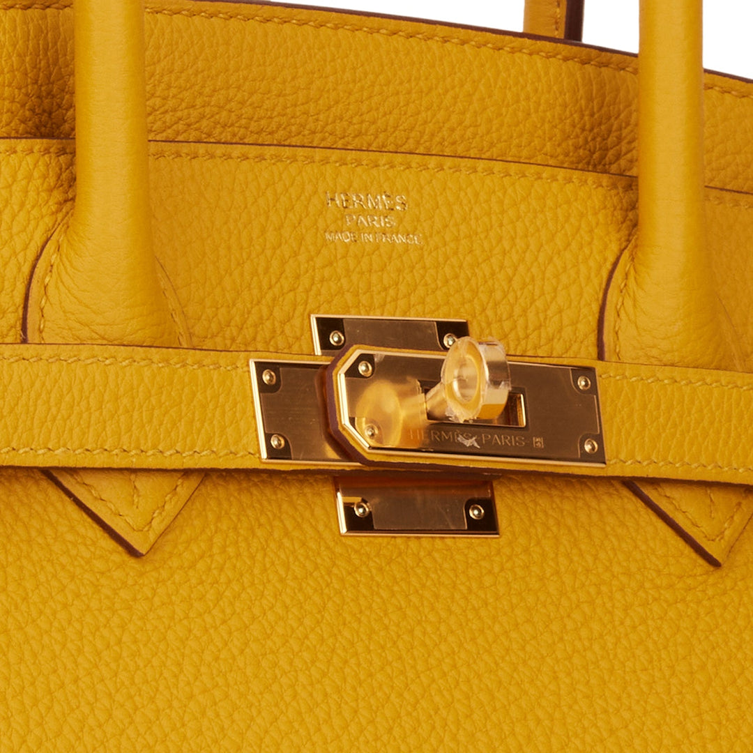 Top quality Hermes Birkin 30 Jaune Ambre Togo Gold Hardware